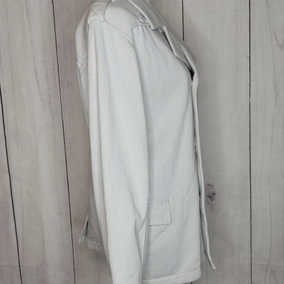 Rocawear Kids Double Breasted Jacket Light Gray‎ Embroidered Logo Size Medium - Picture 2 of 11